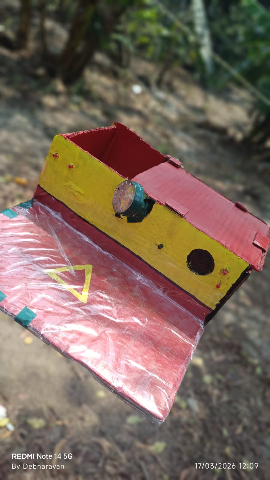 Automatic fire detector prototype